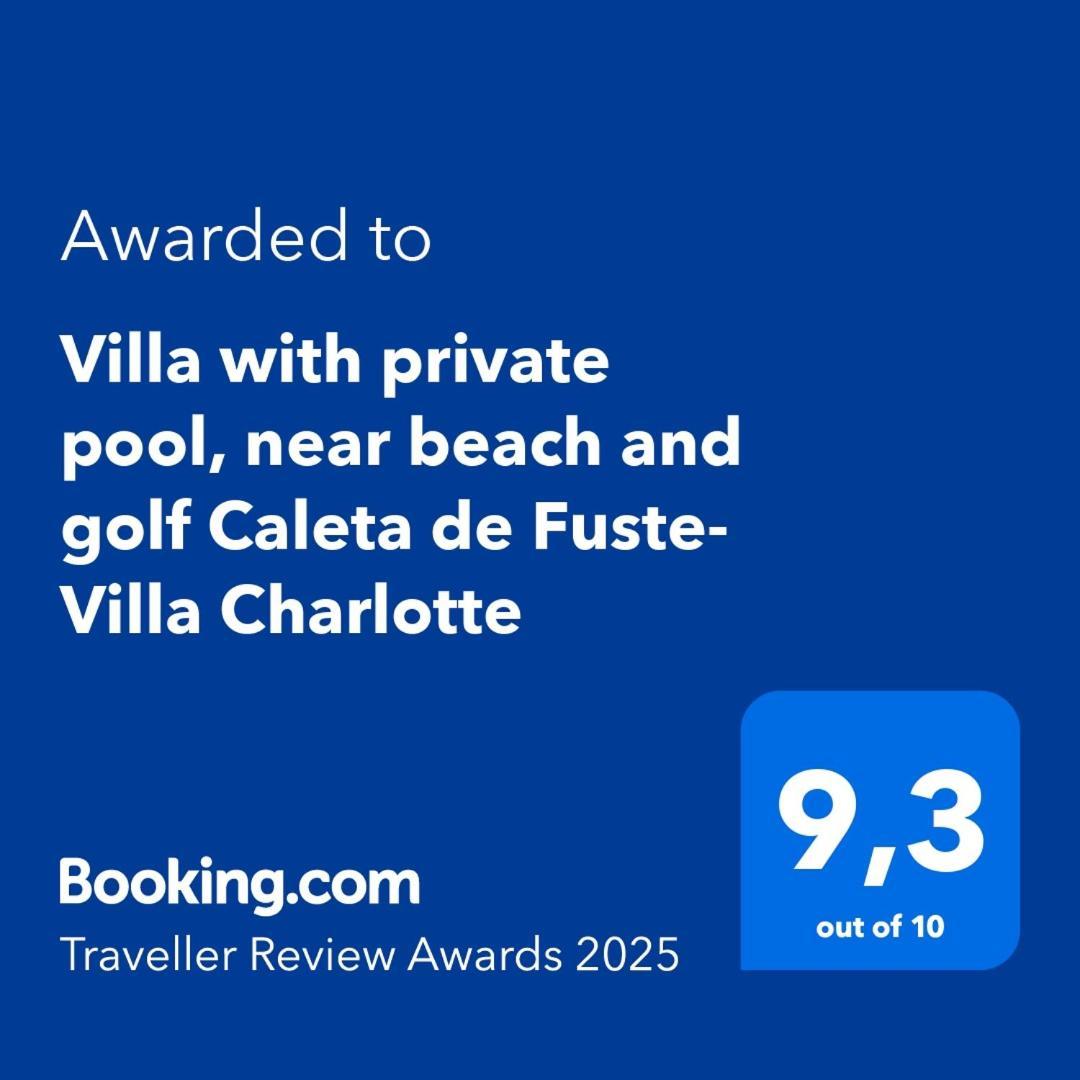 Villa With Private Pool, Near Beach And Golf Caleta De Fuste- Villa Charlotte 코스타 데 안티과 외부 사진